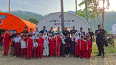 Kemendikdasmen Pasang 50 Tenda Belajar Darurat di Aceh, Dukung Pemulihan Pendidikan Pascabencana